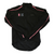 Men's black wind jacket with pink RCC logo, full-zip front and long sleeves