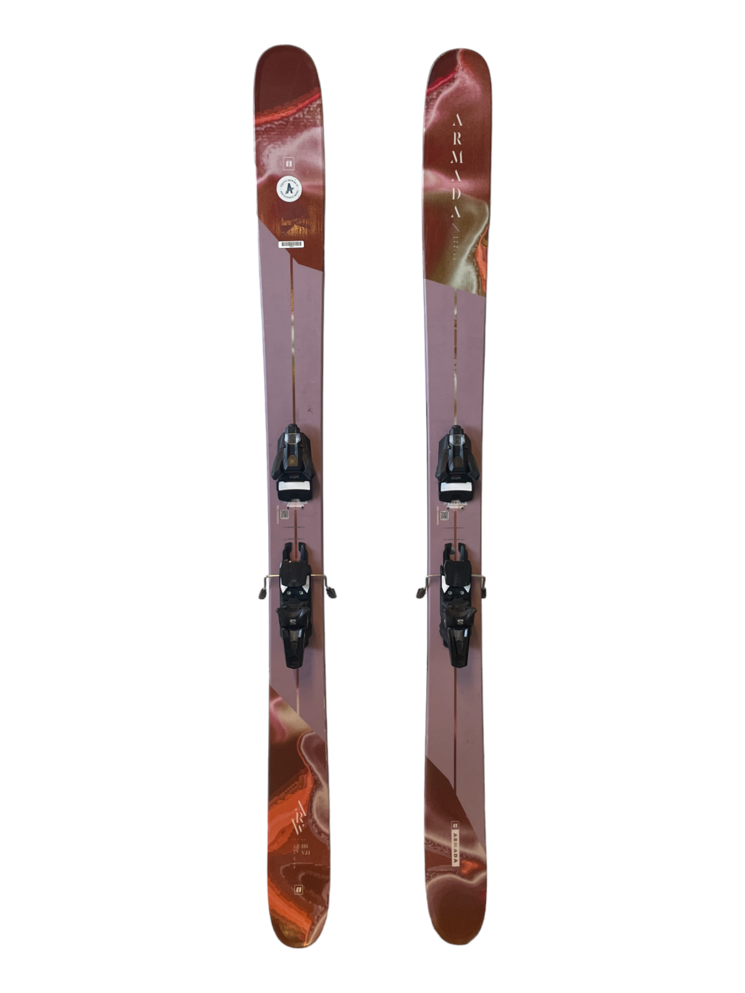 VJJ 116 Skis with Armada Strive 14 Bindings Out Back Outdoor