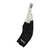 Cycling bib shorts, white bib with dark stripe accents and black shorts with RAPHA logo