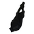 Black thermal bib shorts with RAPHA logo on thigh and contoured leg panels.
