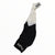 Men's cycling bib shorts, cream/white upper and black lower; Rapha logo on leg cuff.