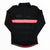 Men's long sleeve cycling jersey in black with RCC and Rapha logos, full zip, pink band.