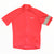 Lightweight cycling jersey, red with half-zip front and gray sleeve panels