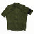 Men's Rapha flyweight cycling jersey in olive green with black accent sleeve, full zip