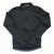 Men's long-sleeve cycling jersey, full-zip mock neck, dark navy/black