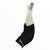 Men’s Rapha pro team cycling bib shorts, off-white upper and black lower, black stripe shoulder