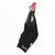 Men’s Rapha pro team cycling bib shorts, black with gray and white accents, red collar stripe