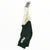 The Rapha Mens Pro Team Winter Bib Shorts, dark green and white with white RAPHA on the lower leg, are displayed hanging against a plain white background.