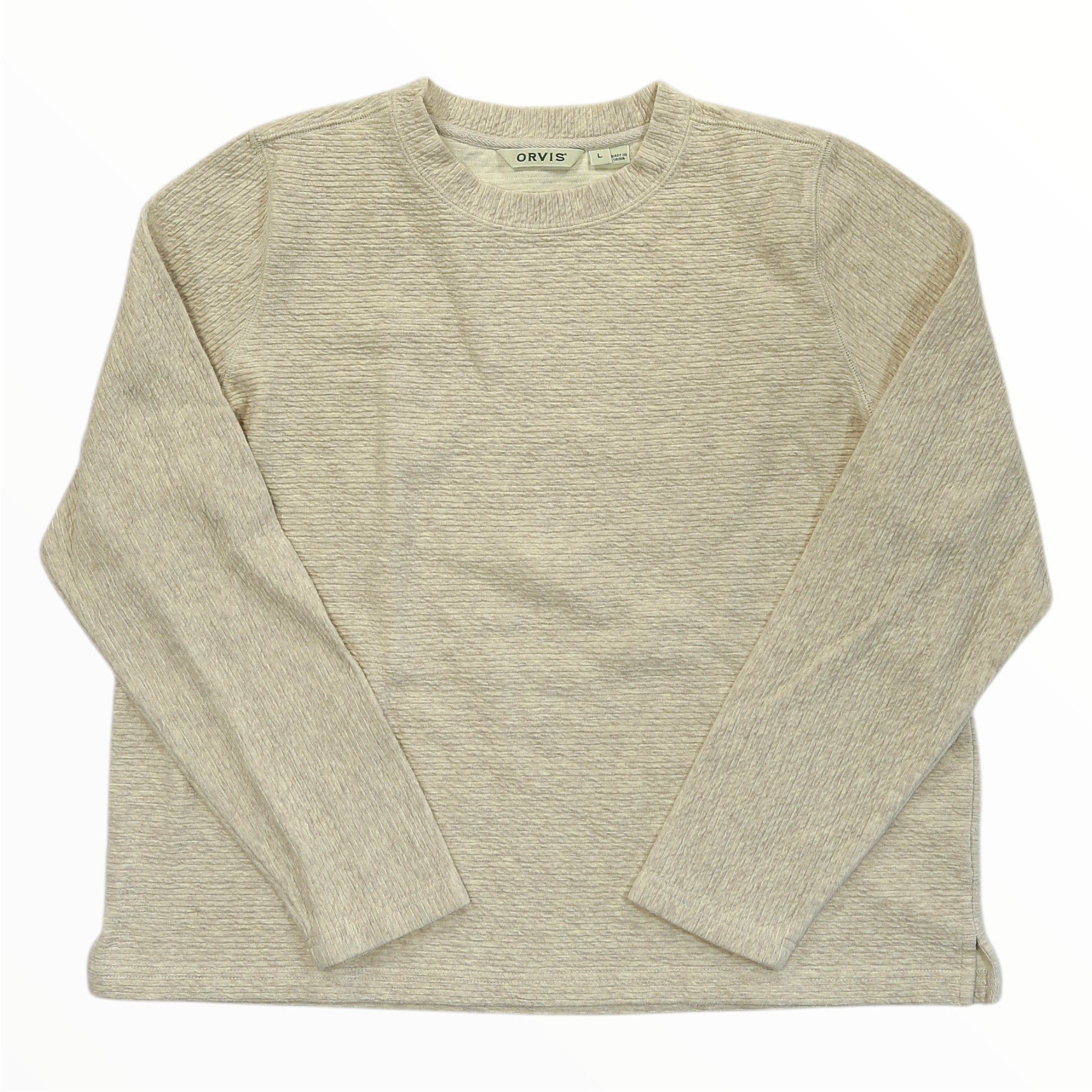 Womens Soft Cozy Crewneck Pullover
