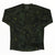 Men's Capilene midweight crew shirt, green camo long-sleeve with crew neck