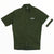 Men's lightweight cycling jersey, full-zip front, short sleeves, dark olive green.
