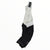 Men’s Rapha pro team cycling bib shorts, white upper with black lower, gray striped shoulder