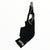 Men's cycling bib shorts, dark/black; white Rapha logo print on leg cuff.