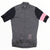Rapha women’s training jersey, full-zip, charcoal gray with black sleeves and pink accents