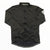 Men's long-sleeve cycling jersey, full-zip mock neck, dark charcoal