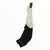 Rapha Pro Team bib shorts with cream upper bib, black lower panel, striped cuff, RAPHA print