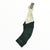 Rapha Pro Team bib shorts with white upper, dark green lower, striped cuff, RAPHA logo