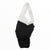 Men's cycling bib shorts with white straps, black body, and Rapha branding on leg.