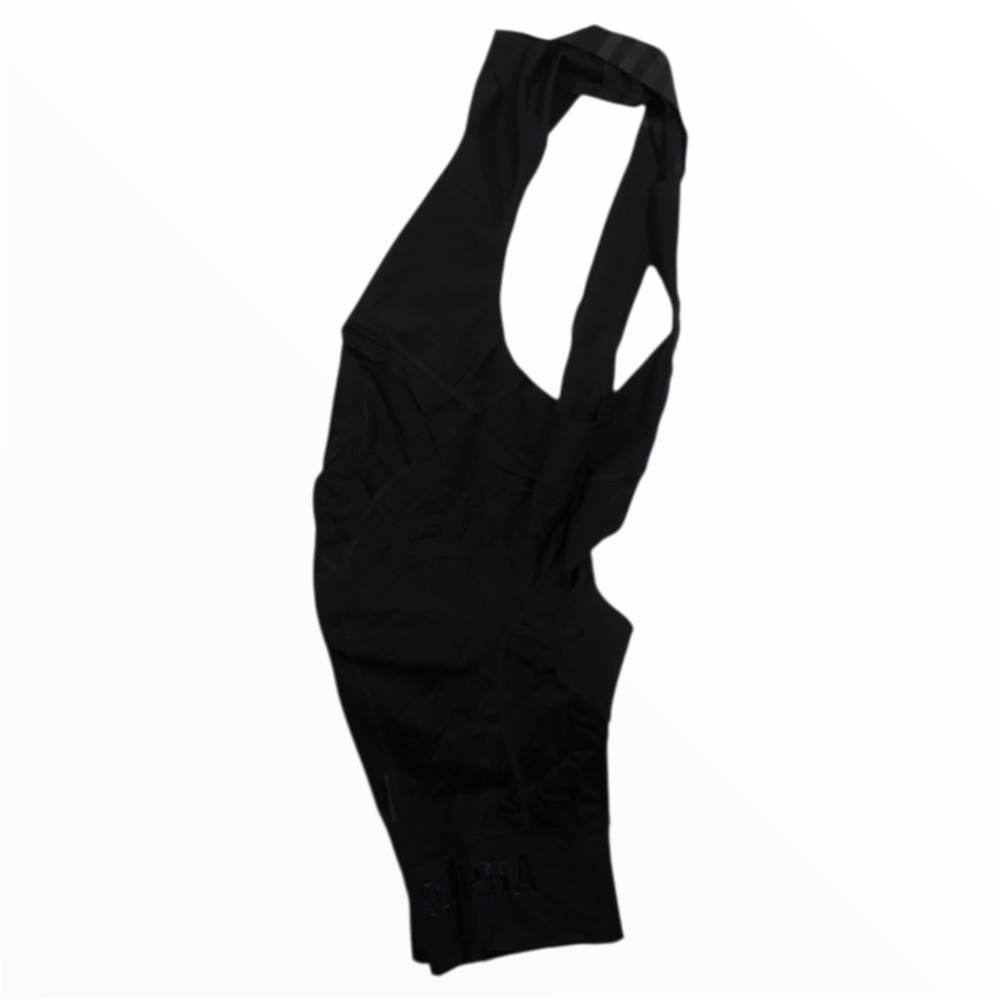 Rapha Classic Bib Shorts with shoulder straps, laid flat on a white background—premium cycling shorts crafted for peak performance.
