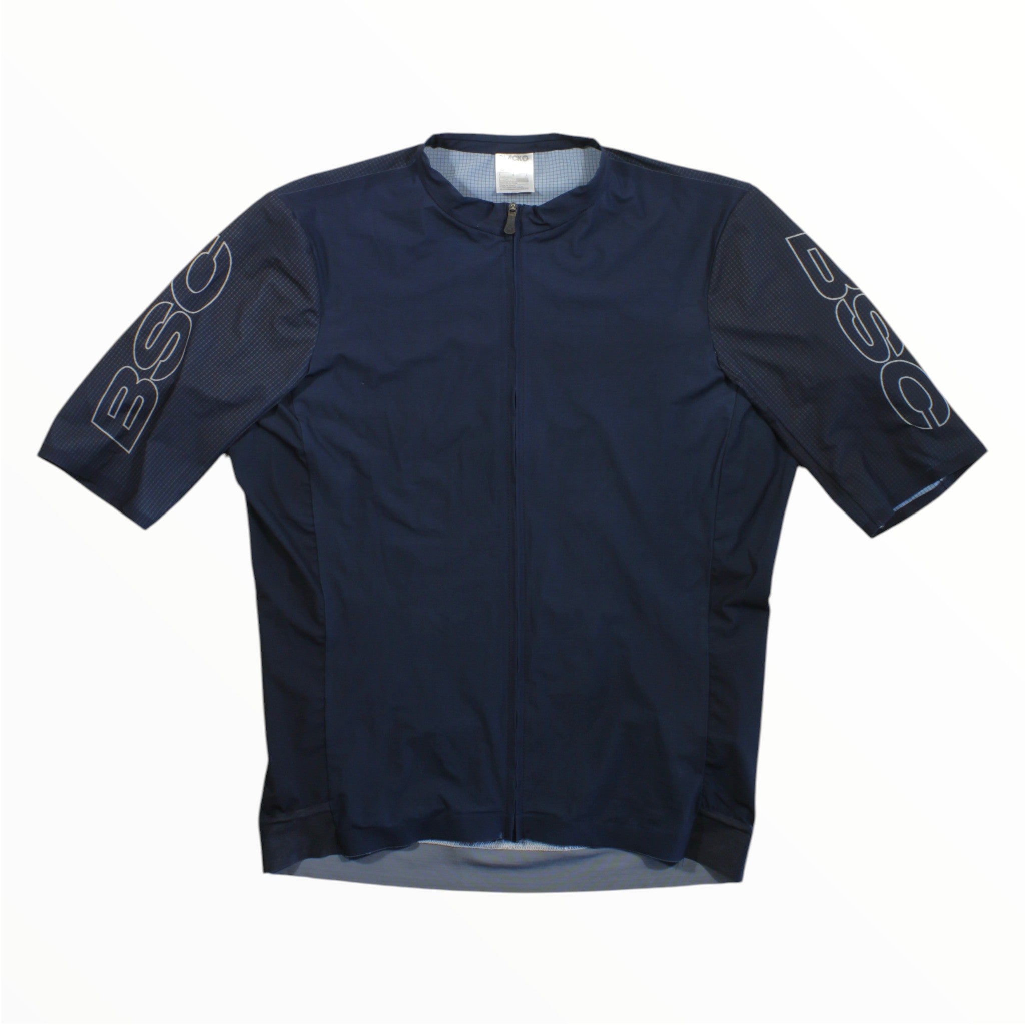 Black Sheep Cycling cycling jersey with full-length zipper and short sleeves