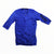 Royal blue cycling jersey with full front zipper, short sleeves, Rapha logo on arm.