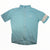 Men's lightweight cycling jersey in teal, full-zip short sleeves with logo