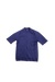 Women’s short-sleeve cycling jersey, full-zip, stand collar, navy blue