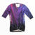 Rapha men's printed cycling jersey, purple-to-blue gradient, front zip, short sleeves