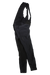 Men's black thermal cycling bib tights with long legs and bib straps