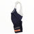 Men's navy cycling bib shorts with white bib straps and Rapha logo