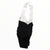 The Rapha Classic Bib Shorts in black with white shoulder straps are crafted for premium cycling performance and shown against a plain white background.