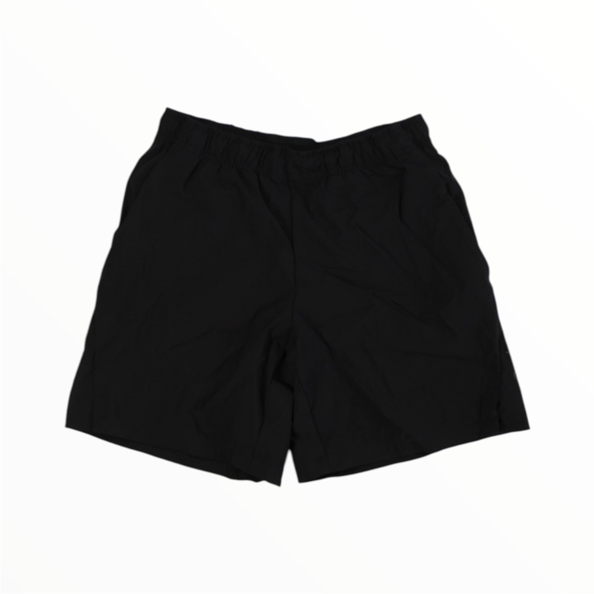 The Rapha Men's Active Shorts by Rapha are displayed on a white background, showcasing an elastic waistband and a simple, casual design. These athletic shorts are crafted from lightweight, breathable fabric, making them perfect for comfortable everyday wear or workouts.