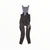 Rapha Men’s Pro Team Winter Tights with Pad II, shown in black and gray and laid flat on a white background—premium cycling tights from Rapha designed for comfort and top performance during cold-weather rides.