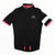 Men's Rapha super lightweight cycling jersey, black with pink collar and white/gray sleeve accents