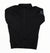 Men's black long-sleeve cycling jersey with full-zip front and raised collar.