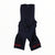 The Rapha Mens Cargo Bib Shorts by Rapha are shown in navy blue with mesh shoulder straps and two convenient side pockets. Red Rapha logos are placed above the knees, and the padded design ensures comfort and style for every cycling adventure. Displayed on a white background.