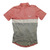 Men's Clubhouse cycling jersey, coral upper with gray base panel and white waist stripe.