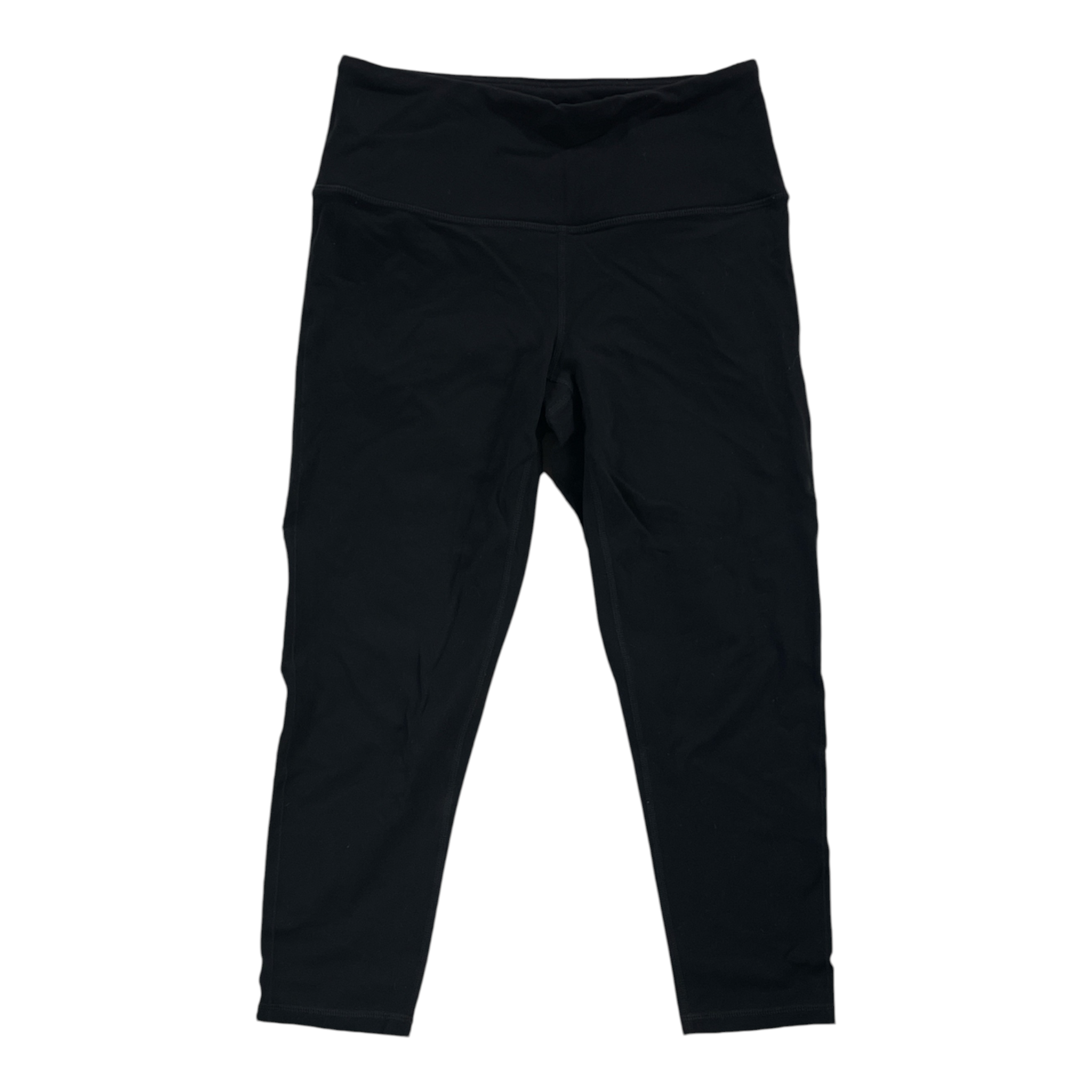 Prana women's leggings in black with high-rise elastic waistband and slim full-length fit