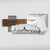 The White Bundle Maple Board garage storage kit includes a wooden wall mount, four black straps, four white hooks, a Gravity Grabber box, four foldable Gravity Grabbers, and three white towels with black square logos on a light gray background.