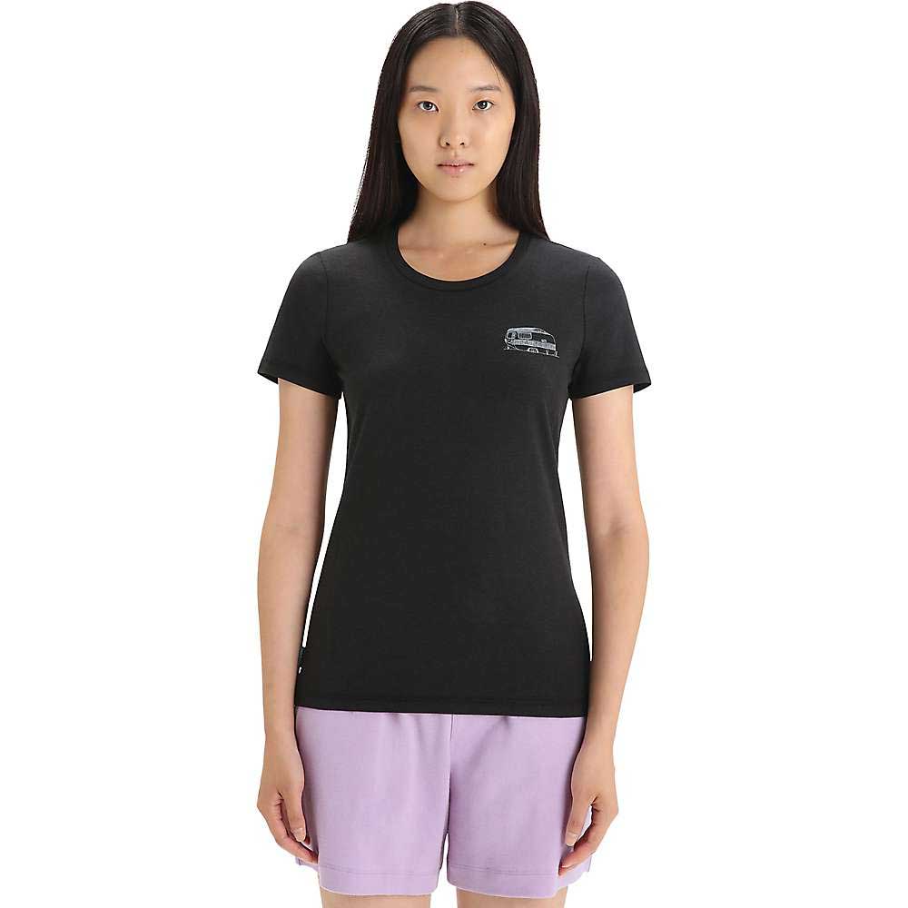 Icebreaker Womens Central Classic SS Tee - Caravan Life Icebreaker