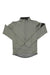 Long-sleeve cycling jersey in dark grey, full-zip with stand collar, front view