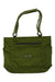 The Eagles Nest Outfitters Relay Tote is a green bag featuring two padded handles, a reinforced bottom, side pockets, a front zippered pocket, a yoga mat sleeve, and an enoc logo patch on the front.