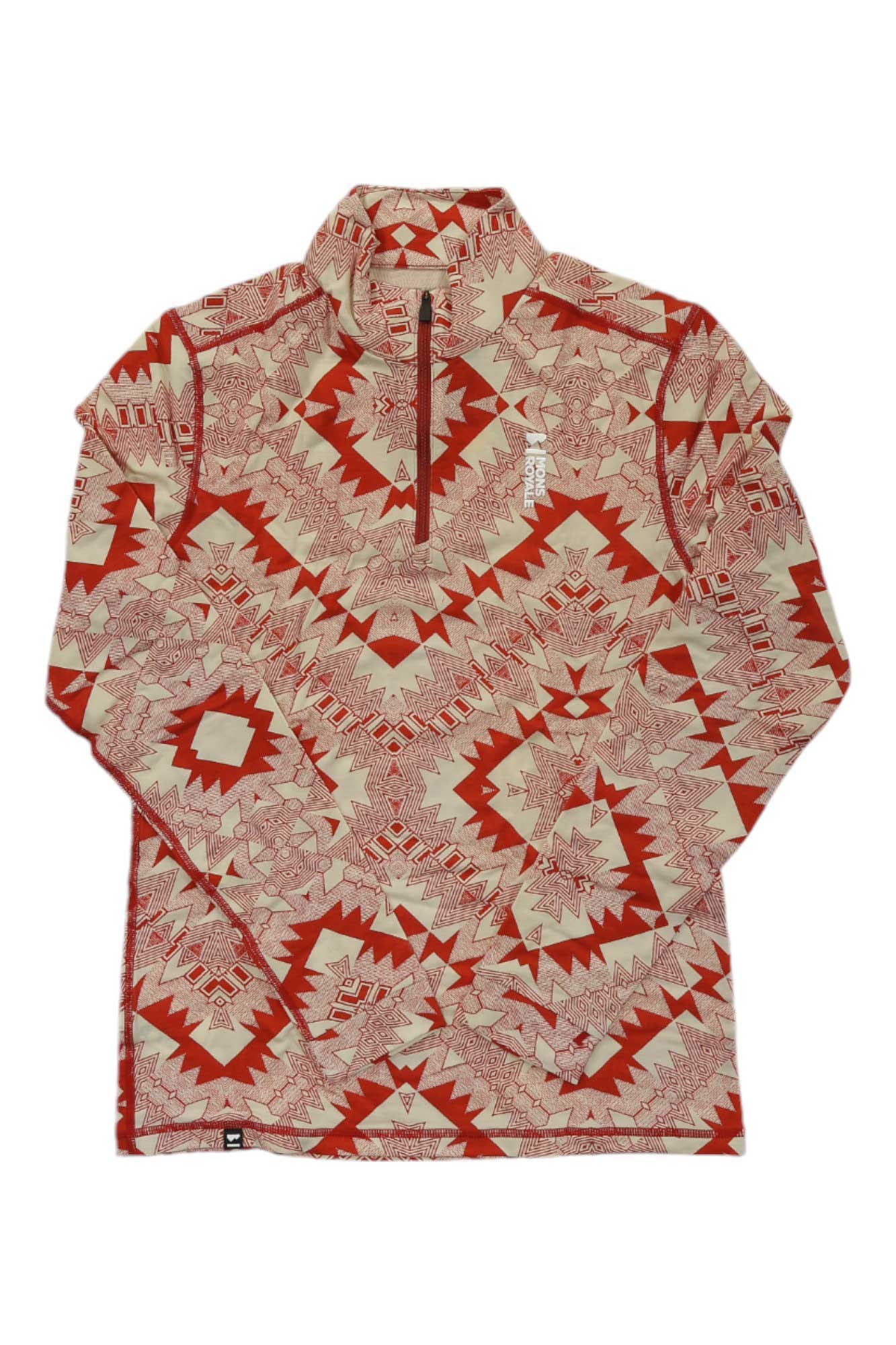 Mons Royale Womens Cascade 1/4 Zip Top Mons Royale