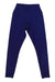 The Glyder Womens Pure Legging is a high-waisted, full-length navy fitness legging for women, made from soft nylon spandex, shown laid flat on a white background.