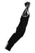 Rapha black 3/4 bib shorts with white piping and integrated shoulder straps