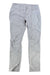 Womens Pilsner Peak Pant in light gray, shown flat on white. Features front pockets, belt loops, visible seams, moisture-wicking fabric, and button closure with a slightly wrinkled finish.
