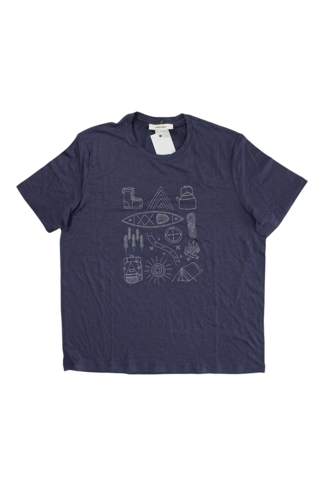 Icebreaker Mens Merino 150 Tech Lite II Camp Essentials SS Tee Icebreaker