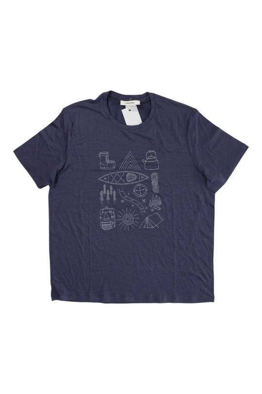 Icebreaker Mens Merino 150 Tech Lite II Camp Essentials SS Tee Icebreaker