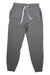 The Free Fly Men’s Bamboo Heritage Fleece Jogger features soft bamboo fleece, an elastic waistband with white drawstring, 4-way stretch, and side pockets. Shown laid flat on a white background.