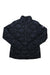 The Big Agnes Women's Cora Pullover is a black, quilted, water-resistant insulated jacket with a half-zip front and round left sleeve patch, shown laid flat on white. It's an ideal packable mid layer for versatile wear.